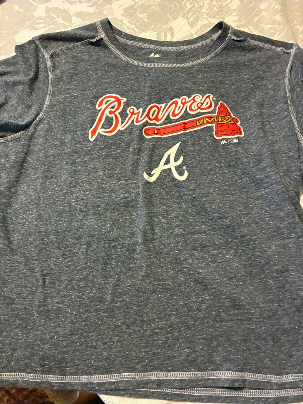 Womens Blue Graphic Tee